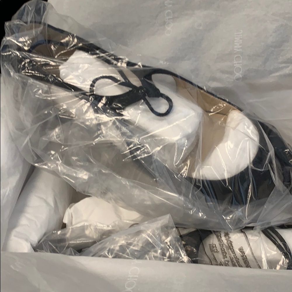 Jimmy Choo Vanessa Flats Black